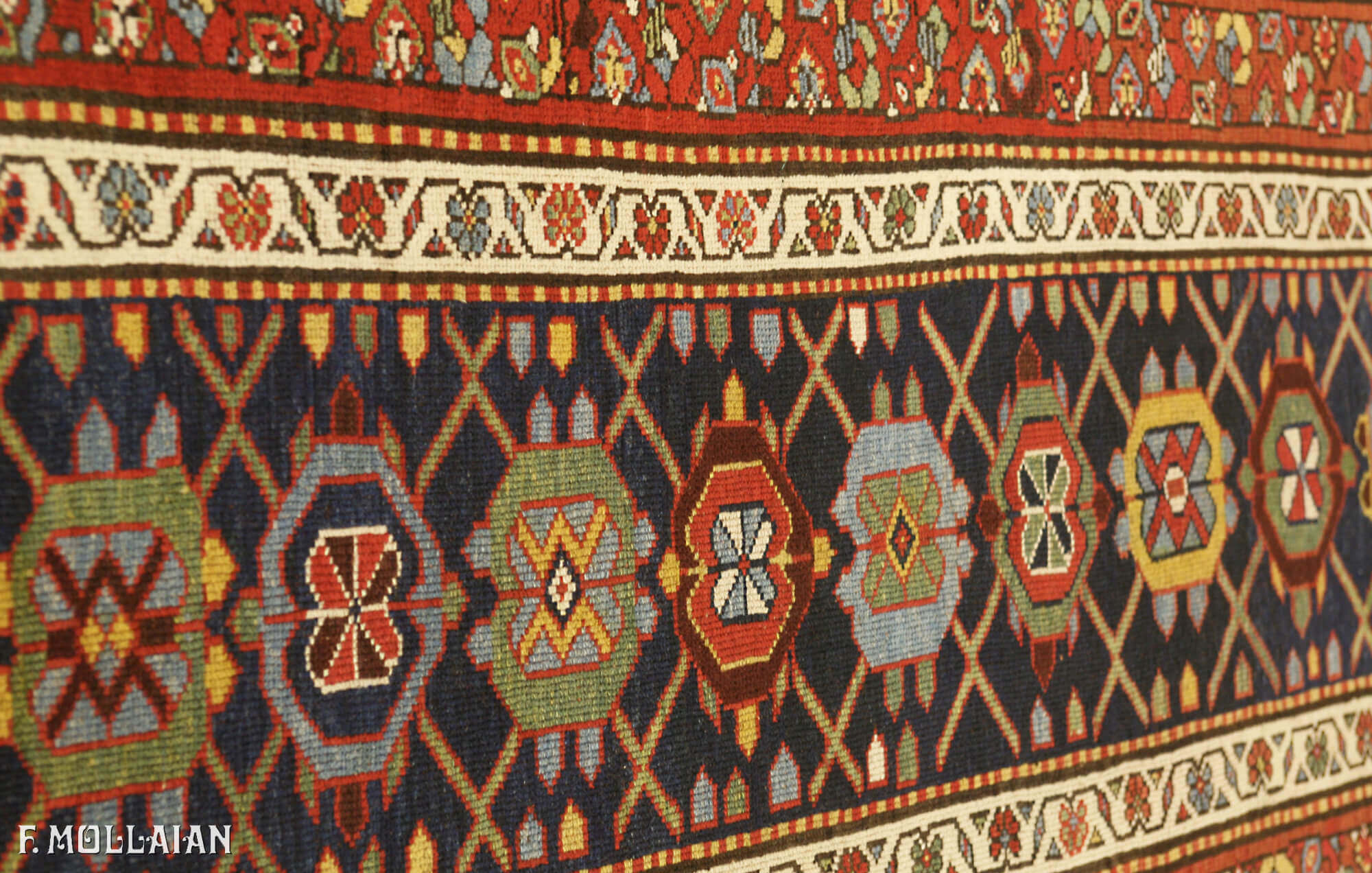 Antique Persian Varamin Runner n°:41473658